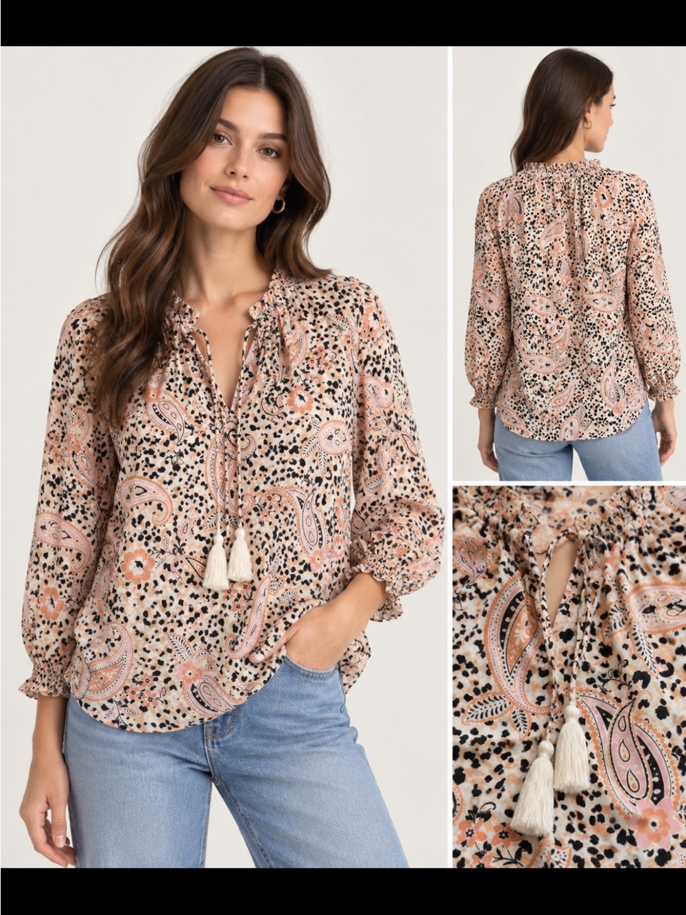 NANETTE LEPORE - ANTHROPOLOGIE, the geometric print blouse!